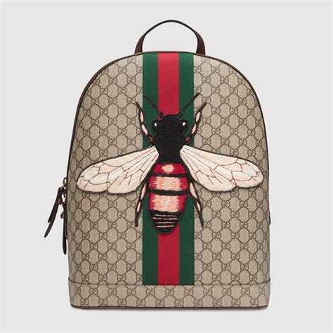 gucci backpack golden bee|gucci bag with bumble bee.